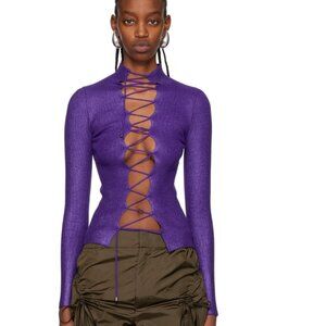 JPG Purple 'The Cyber' Turtleneck